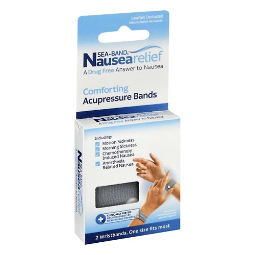 Image for Sea Band Wristbands, Acupressure, Nausea Relief,2ea from Cantu's Rx Online