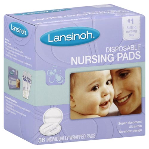 Image for Lansinoh Nursing Pads, Disposable,36ea from Cantu's Rx Online