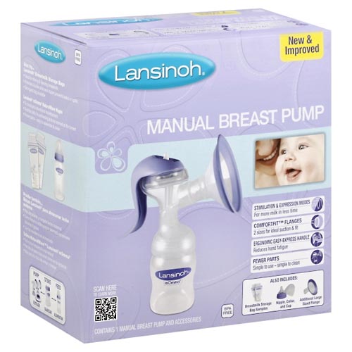 Image for Lansinoh Breast Pump, Manual,1ea from Cantu's Rx Online