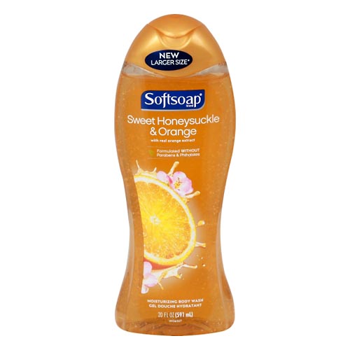 Image for Softsoap Body Wash, Moisturizing, Sweet Honeysuckle & Orange,20oz from Cantu's Rx Online