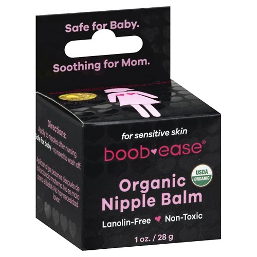 Image for Boob Ease Nipple Balm, Organic, For Sensitive Skin,1oz from Cantu's Rx Online